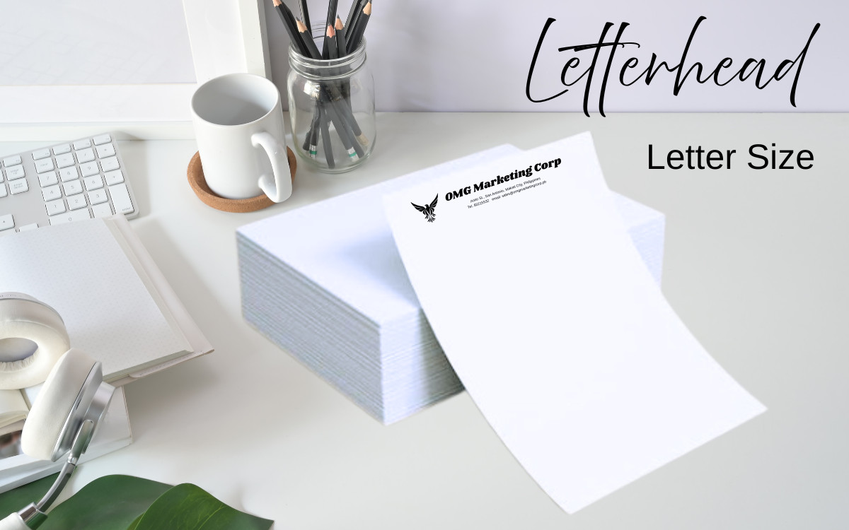 Letterhead - Letter Size (1 Color Print)