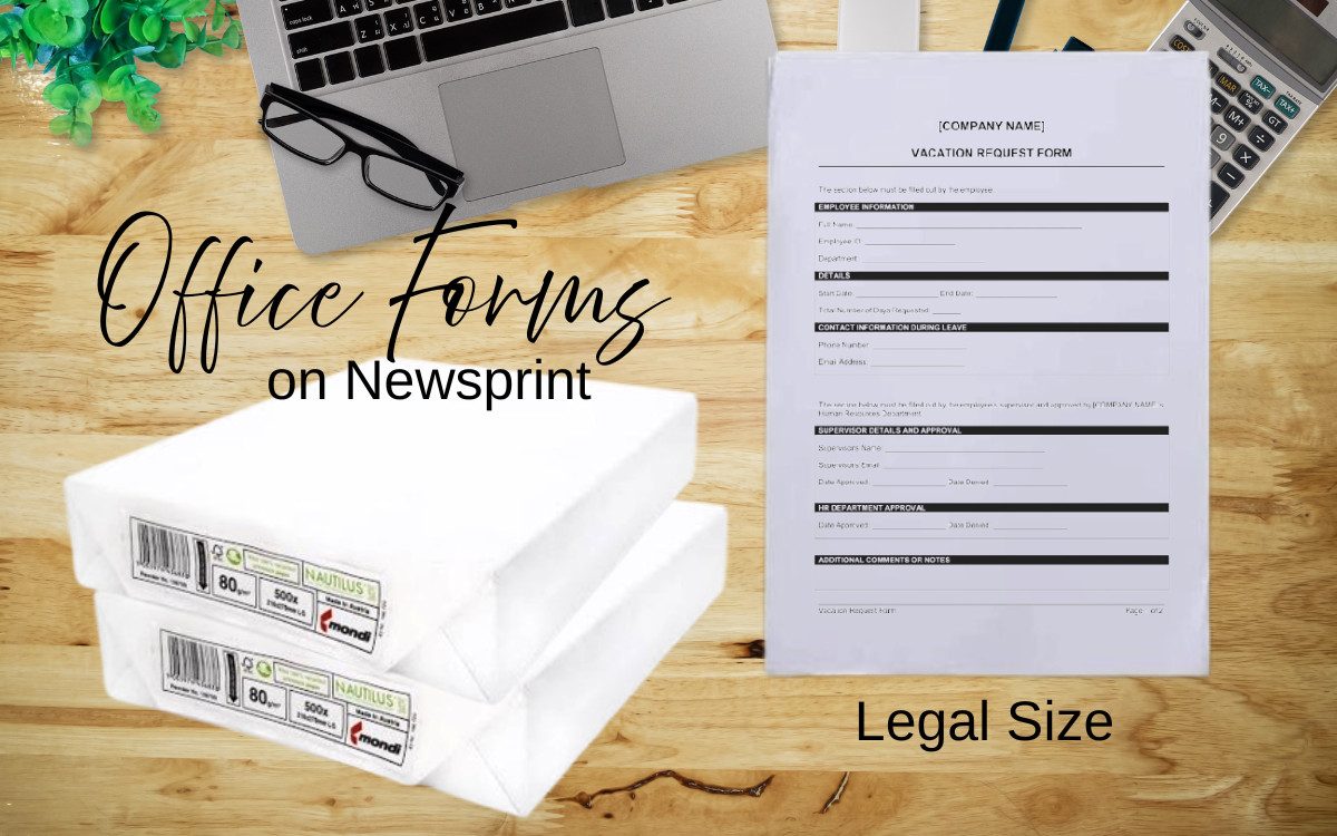 Newsprint Forms - Legal